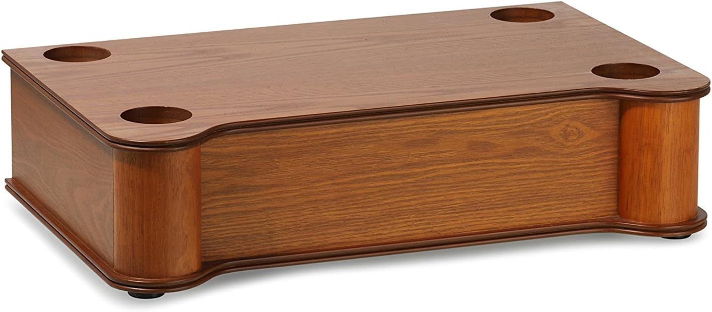 Ricatech Wooden Jukebox Stand - Juke box Plinth is Compatible with RR2100 and RR3100 Ricatech Jukebox Models (Paprika (Light Colour))