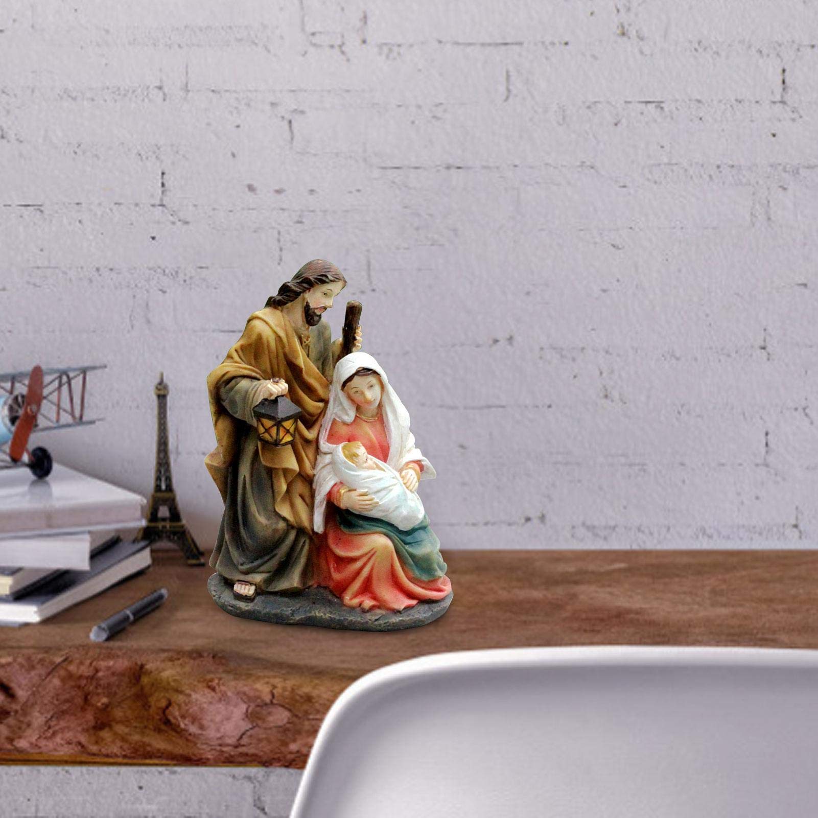 Crèche De Noël Traditionnelle – Figurines En Résine Environ 5 Cm – Décoration Nativité, Cadeau Catholique Artisanal - 5