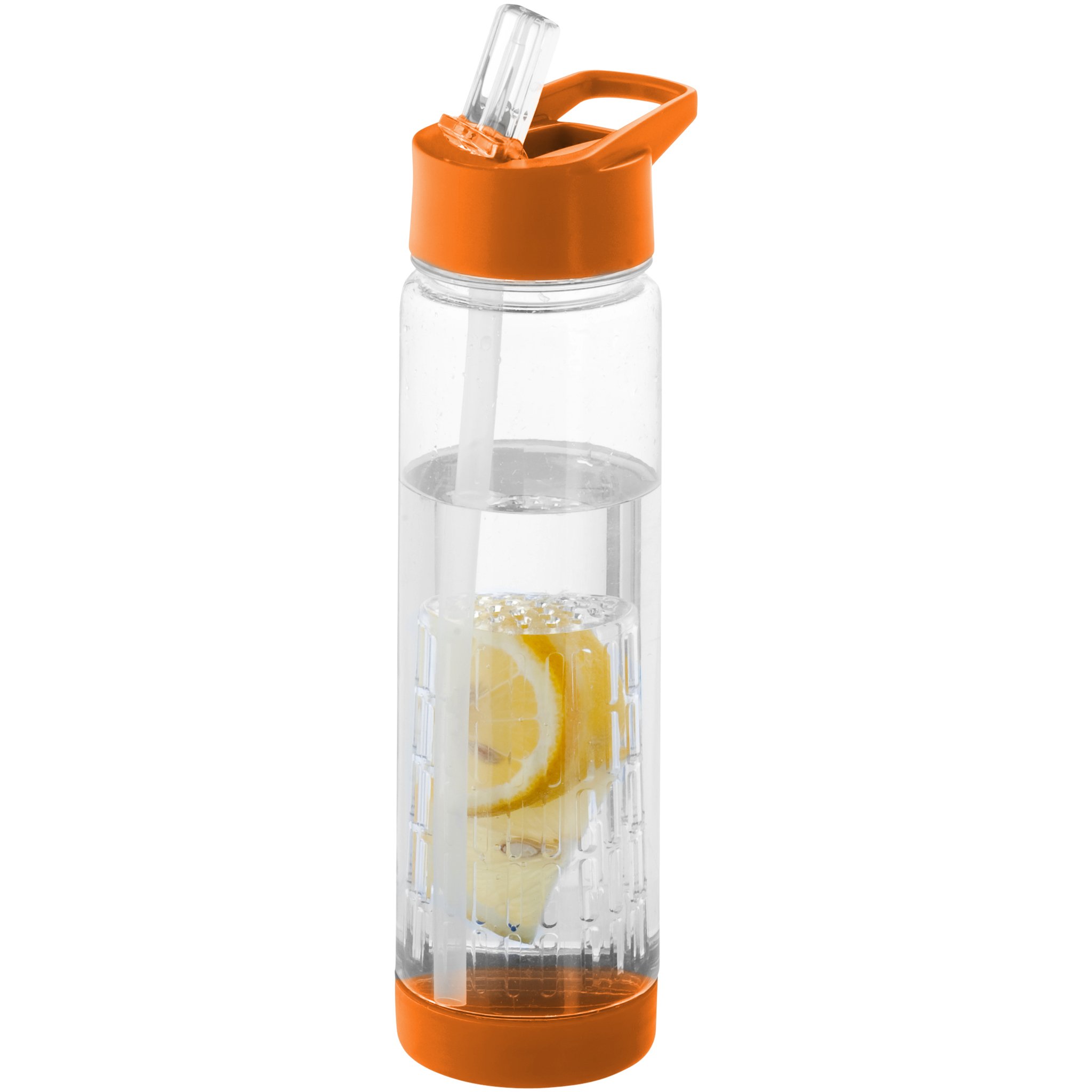 Bullet Tutti Frutti Infuser Water Bottle, Transparent/Orange, 740ml
