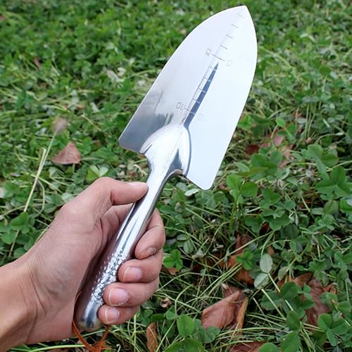 Miniatura 4 de Ergonomic Stainless Steel Garden Handheld Shovel for Weeding Planting and Transplanting Lightweight Spade Suitable for Home Office School Gardening
