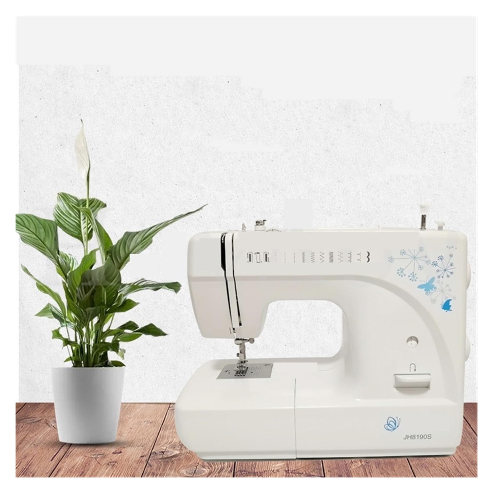 Máquina De Coser JH8190S, Eléctrica Doméstica, Multifuncional, For Comer, Cinturón Grueso, Máquina De Coser Bordada Overlock