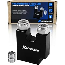 Transmission Cooler Thermal Bypass Valve Transmission Cooler Thermostatic Bypass for Dodge Ram 6.7L Cummins 2013-2018