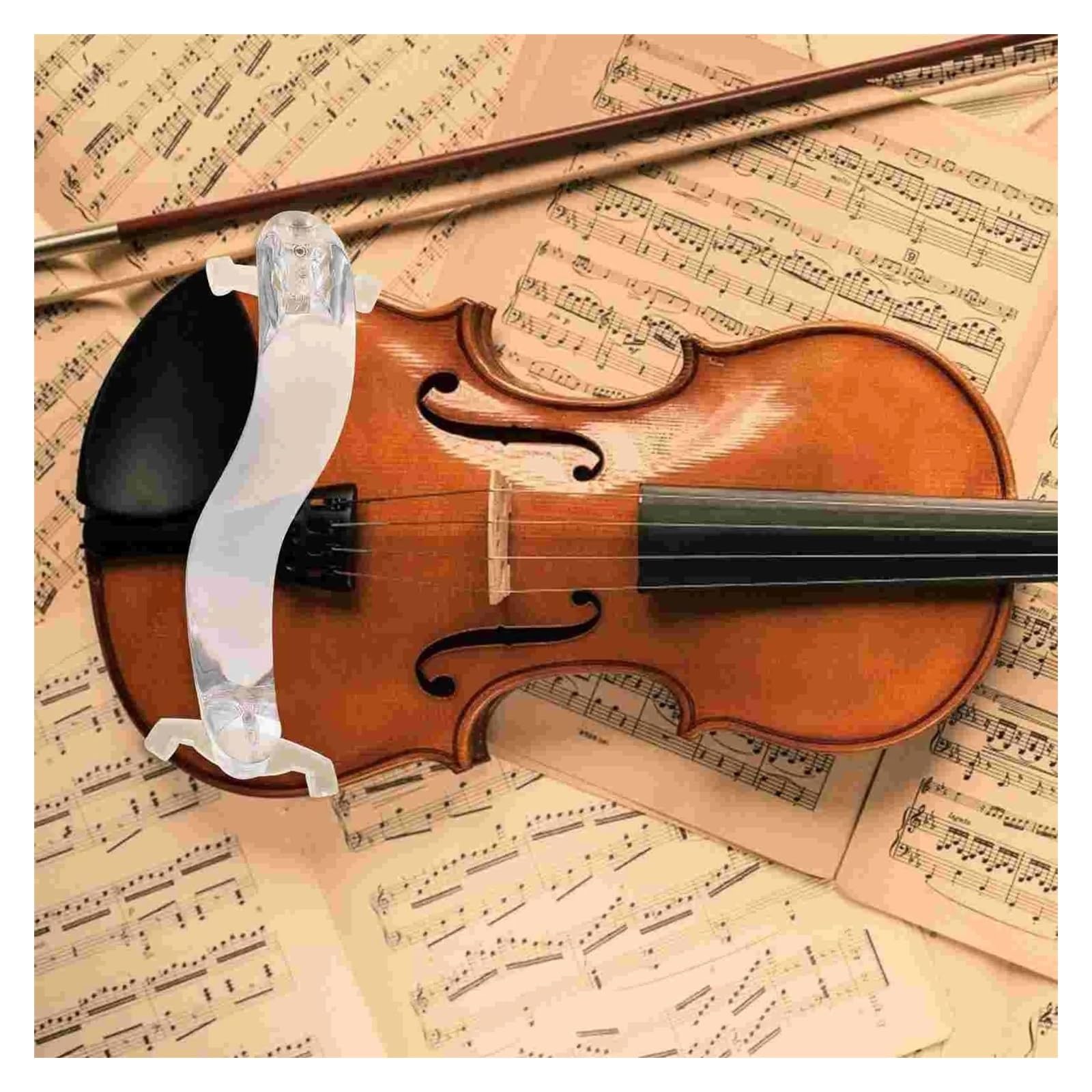 Poggiaspalla per violino Parti per violino Corde orchestrali Accessori Bianco accessori per violino