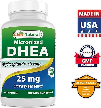 Best Naturals DHEA 25 mg & Pregnenolone 30 Mg