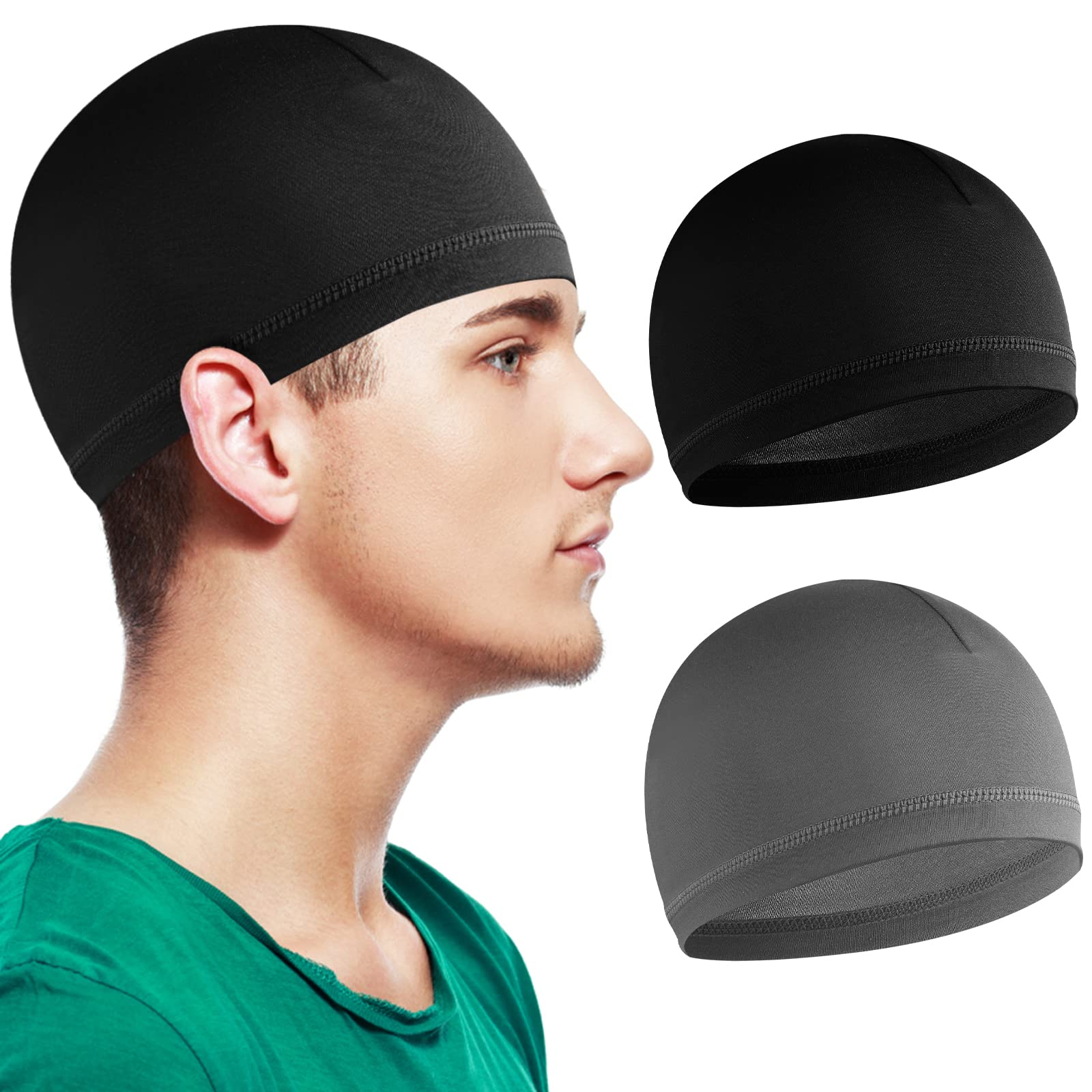 6 Stück Totenkopfmützen Set – Atmungsaktiv, Kühlend, Schweißableitend, Einheitsgröße, Für Sport & Helmfutter