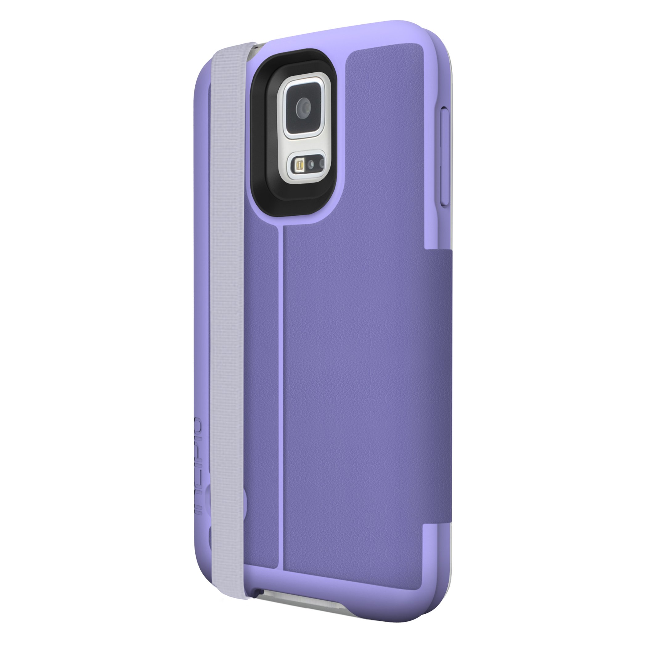 Incipio Watson Wallet Folio for Samsung Galaxy S5 - Retail Packaging - Purple