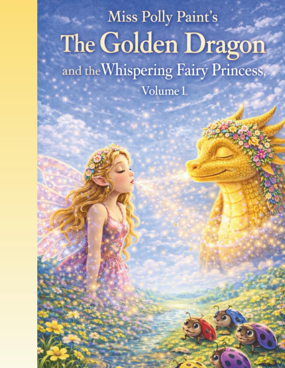 The Golden Dragon and the Whispering Fairy Princess: A Magical Dragon and Fairy Adventure, An Eco-Fantasy about kindness, Courage, and Caring for ... (Miss Polly Paint’s The Golden Dragon Series)