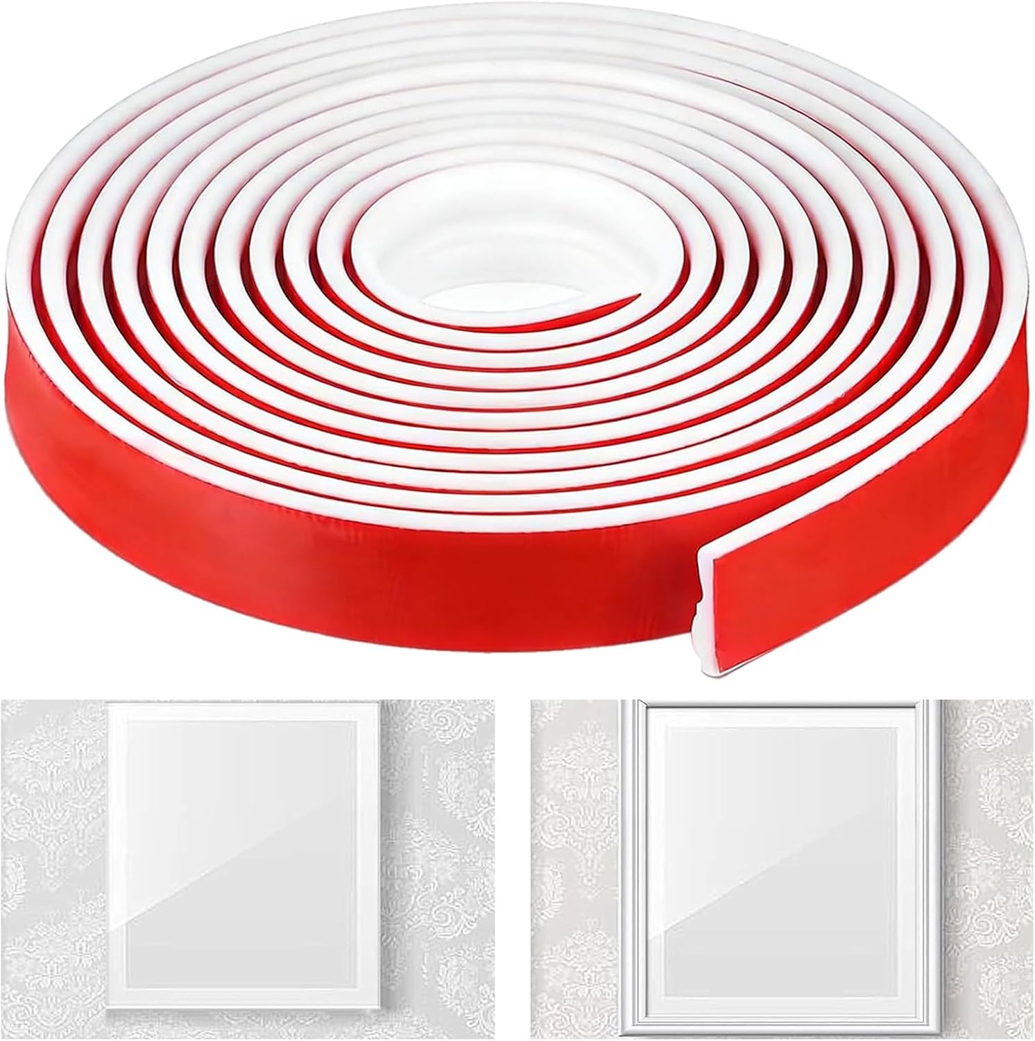 Moulding Wall Trim Peel and Stick,Wallpaper Peel and Stick Panel Strip | Cabinet Frame Self-Adhesive Molding,for Living Room Bedroom Kitchen Bathroom Shower TV Backdrop Door Frame Ceiling