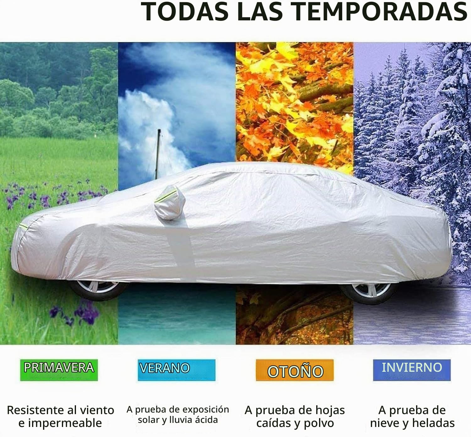 Funda Coche Exterior para Toyota C-HR 2025, Funda Coche Antigranizo, Cobertura Total del Automóvil,Impermeable,LXJ0609LKBKI