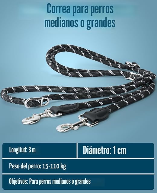 Foto 7 de 8 de oneisall Correa para perros grandes y medianos (15
