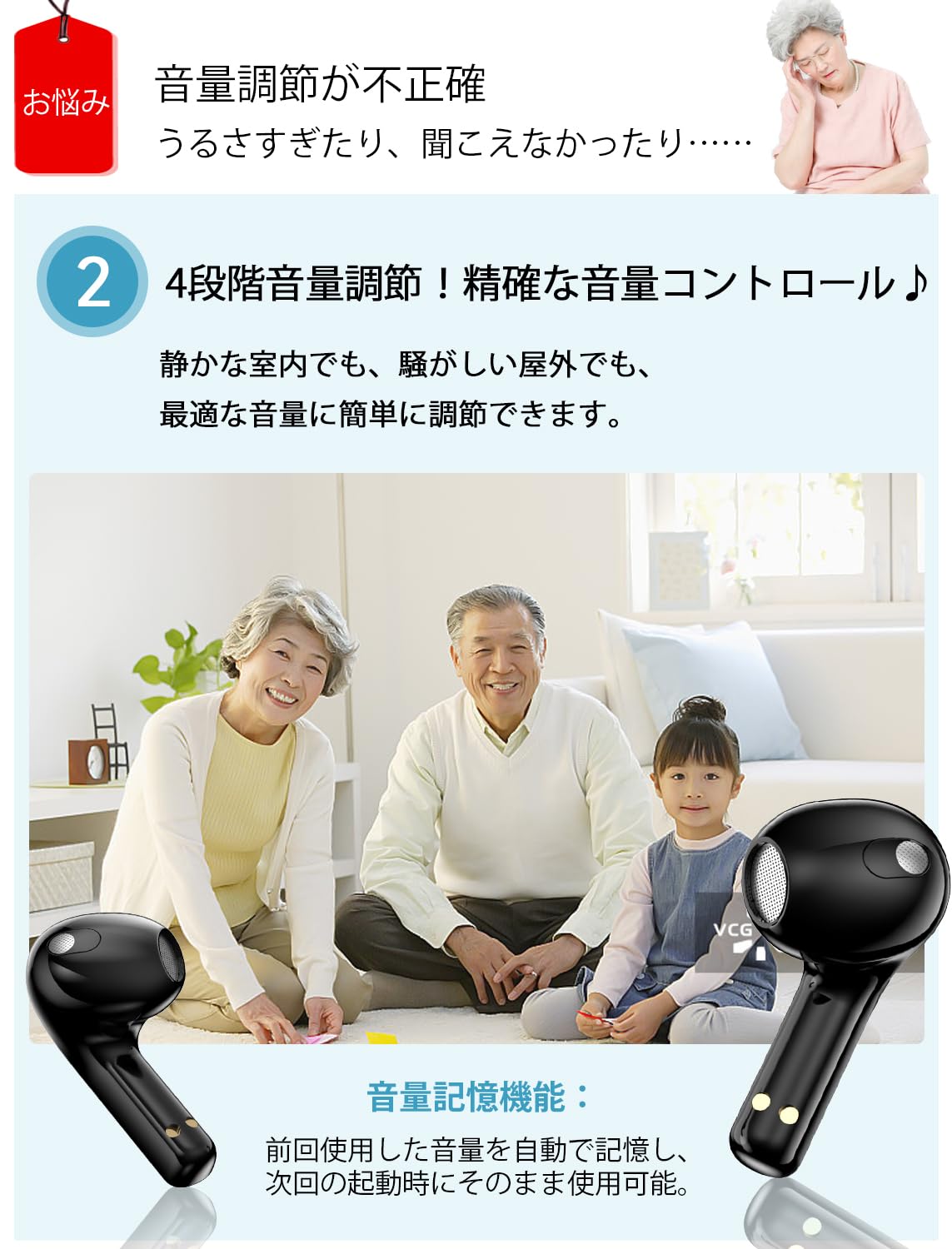Amazon.co.jp: SoniEar 集音器 四段階音量調節 16チャンネル 軽量 