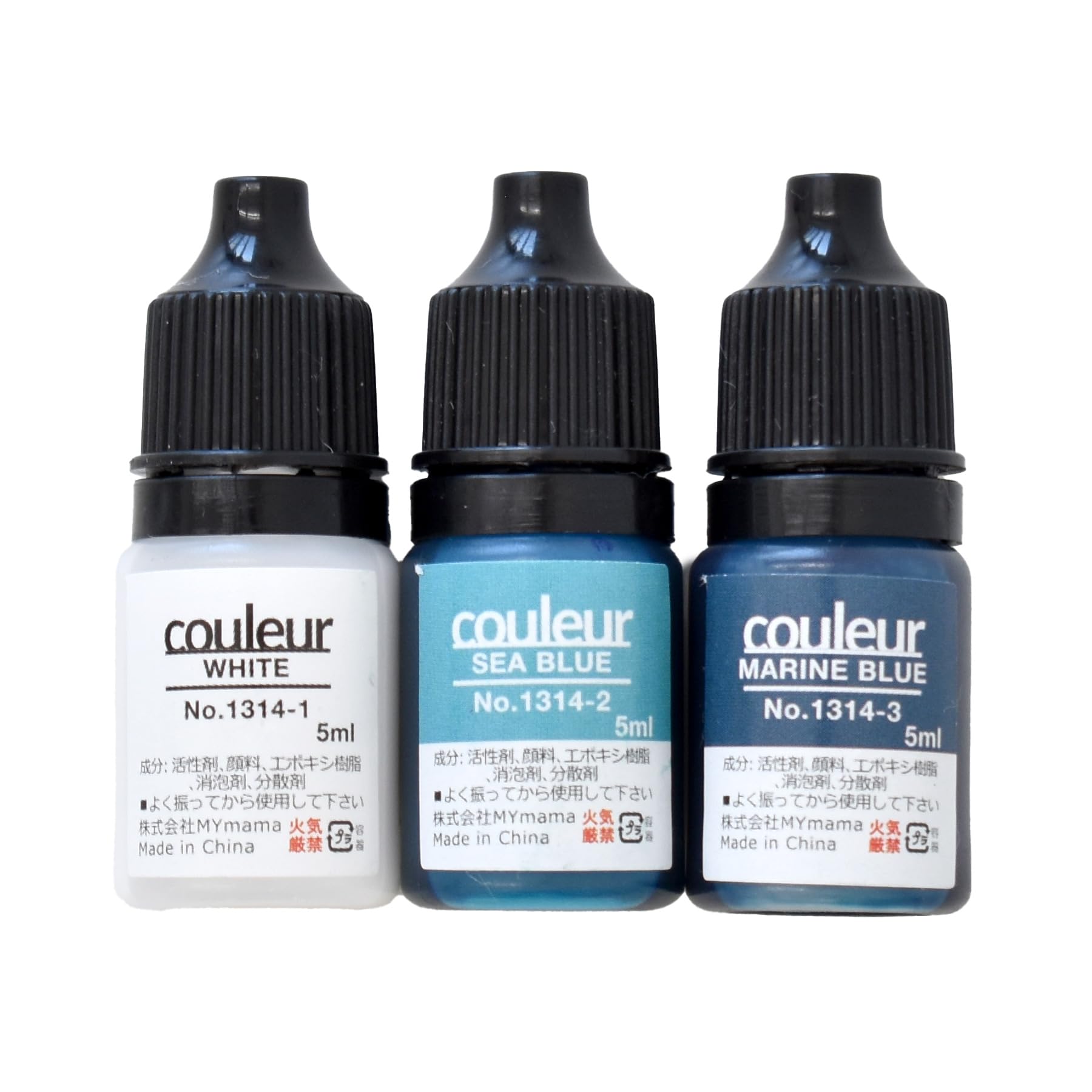 Amazon.co.jp: MYmama UVレジン染料 海 レジン着色剤 3mL × 3本