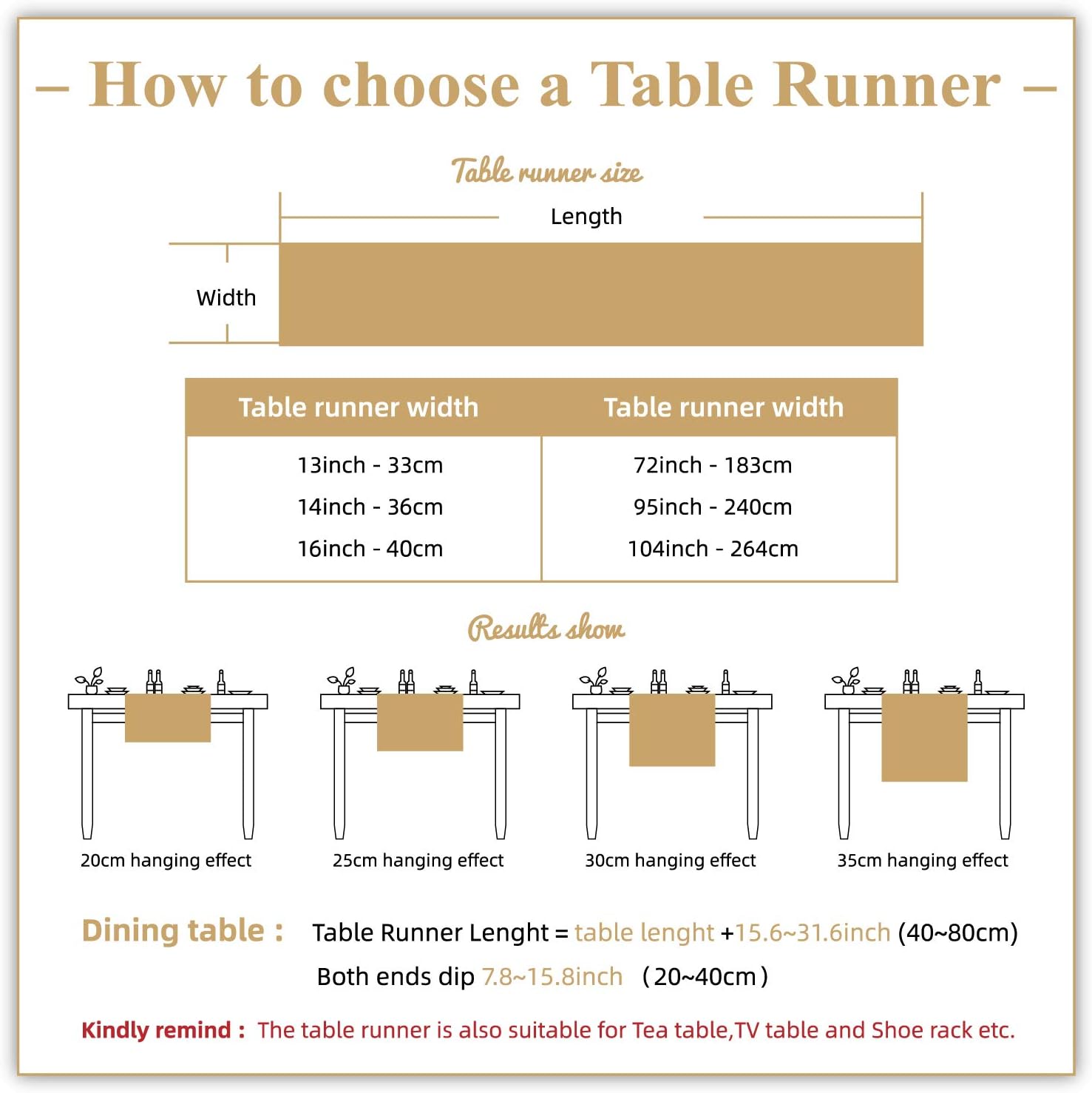 HARORBAY White Table Runner 13 x 108 Inch,Gold Dresser Scarf for Dining Room Kitchen Party Winter Holiday, Cream Snowflake Embroidery Pattern Table Runner for Coffee Table (Crystal Serie)