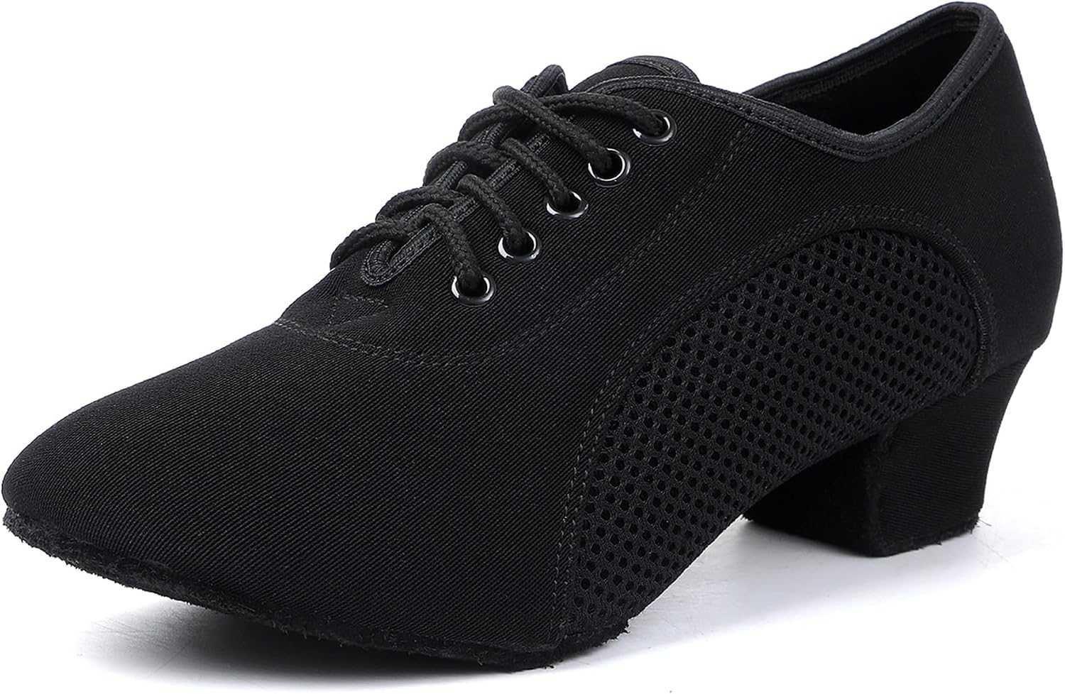 Ballroom Dance Shoes for Women,Lace-up Latin Salsa Heels for Modern Teaching Practice