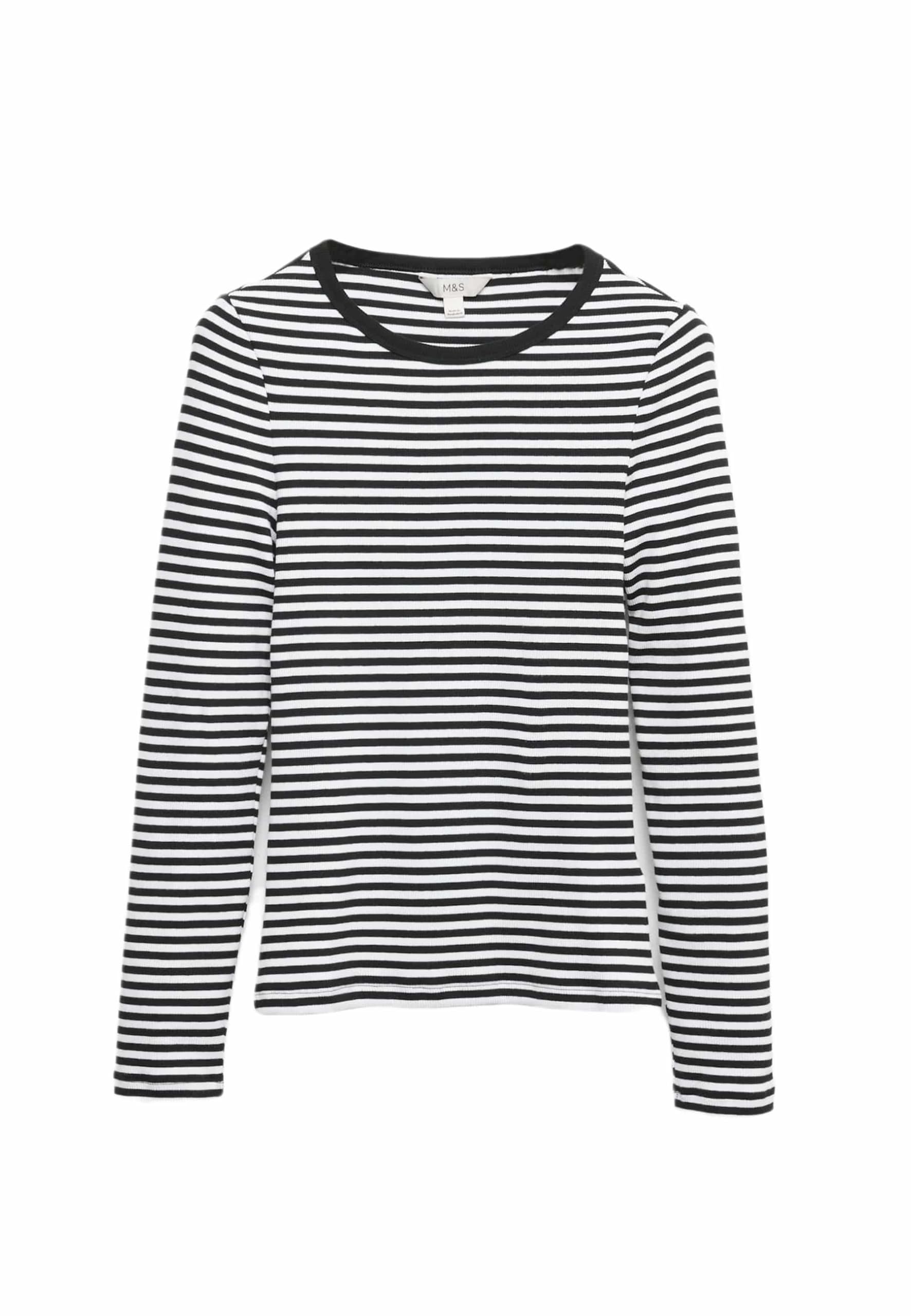 Marks & Spencer Damen-Rippenoberteil mit Stretch – Slim Fit – Baumwollreich, bequem und atmungsaktiv
