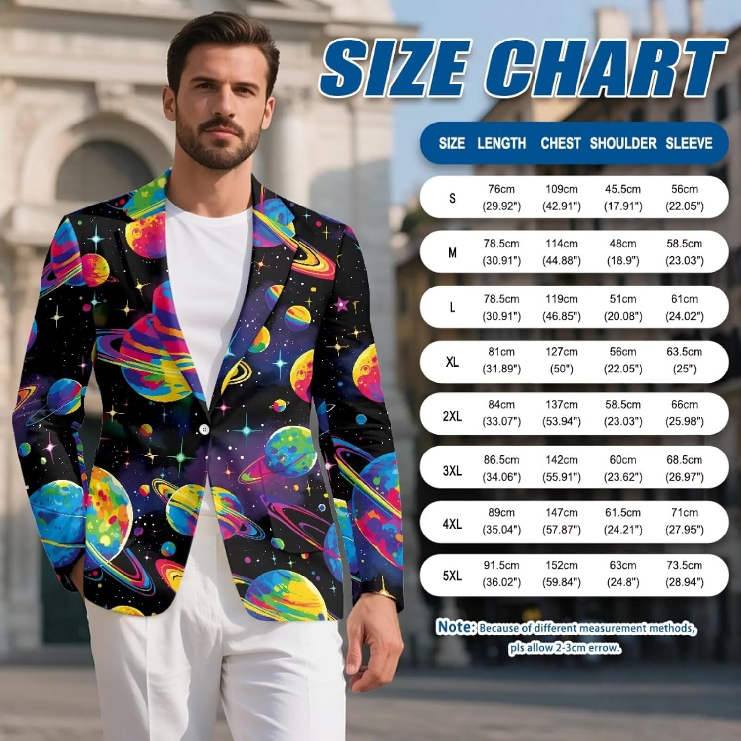 Blazer for Men Novelty Suit Jackets Mens Big and Tall Business Suits Blazers Casual One Botton Party Outfits