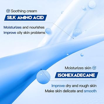 Men's Oil Control Moisturizing Cream, Face Moisturizer Soothing Cream with Sodium Hyaluronate & Rosemary Extract, Men Care Ultra-Hydra Cream Rebalance Oily Skin, Skin Care Routine, 1.76 Fl Oz
