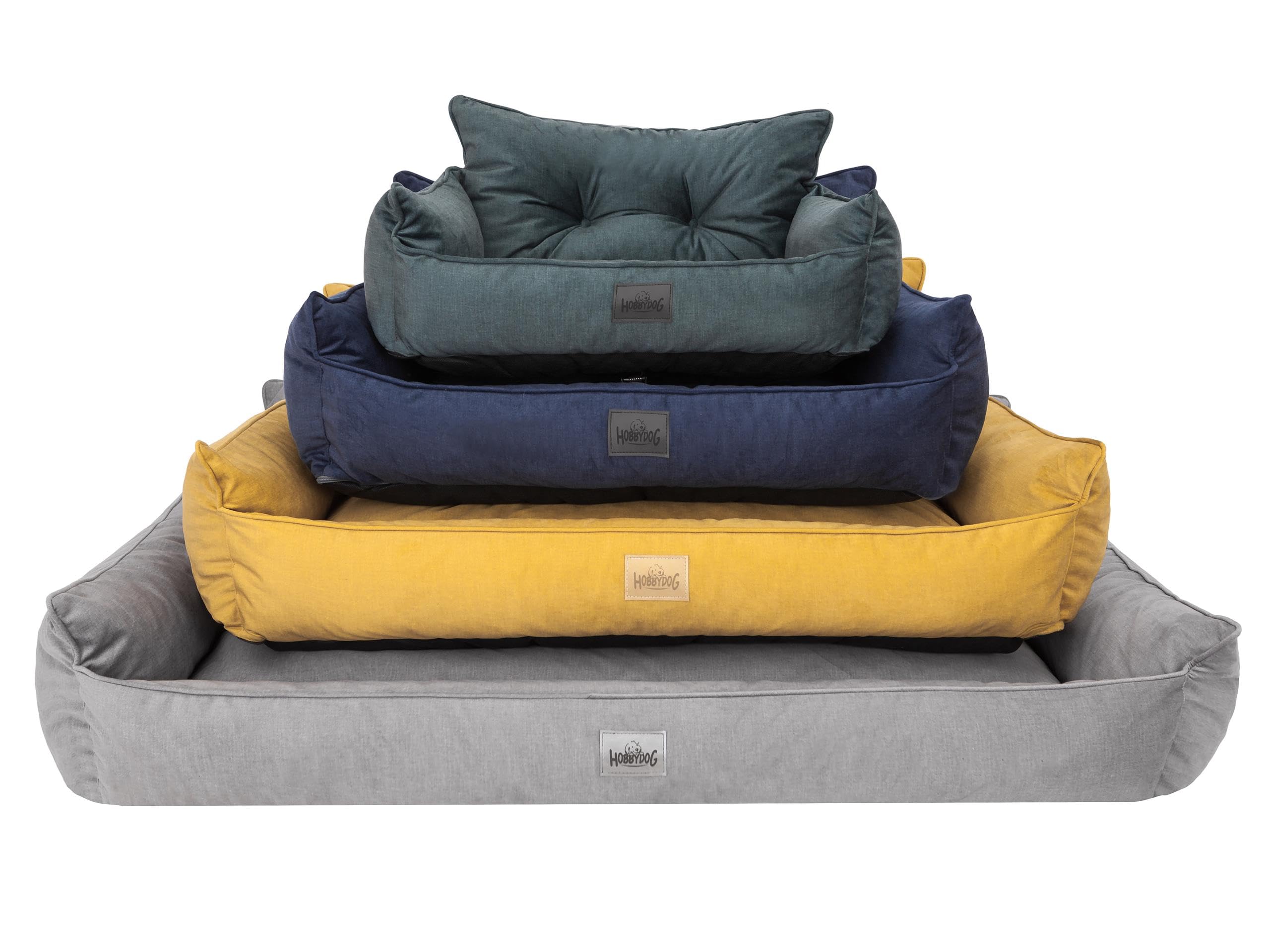 Cama para perros, cama para mascotas, cojín acolchado para perros, cama para perros, colchón para mascotas, sofá para perros, colchón, marrón, XL, 82 x 63 cm