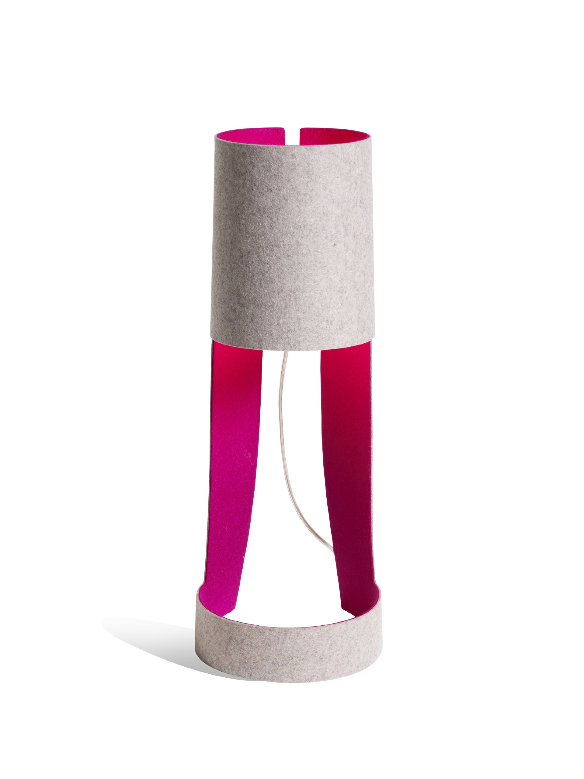 fuschia pink table lamp