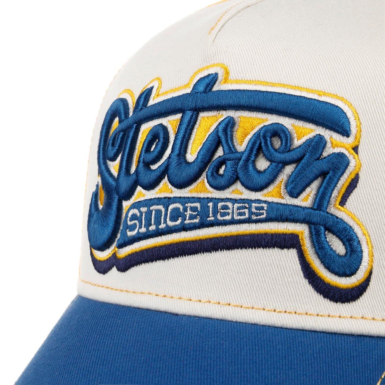 Stetson Casquette Trucker Lettering Small Femme/Enfant - de Baseball Mesh Snapback, avec visière Printemps-été
