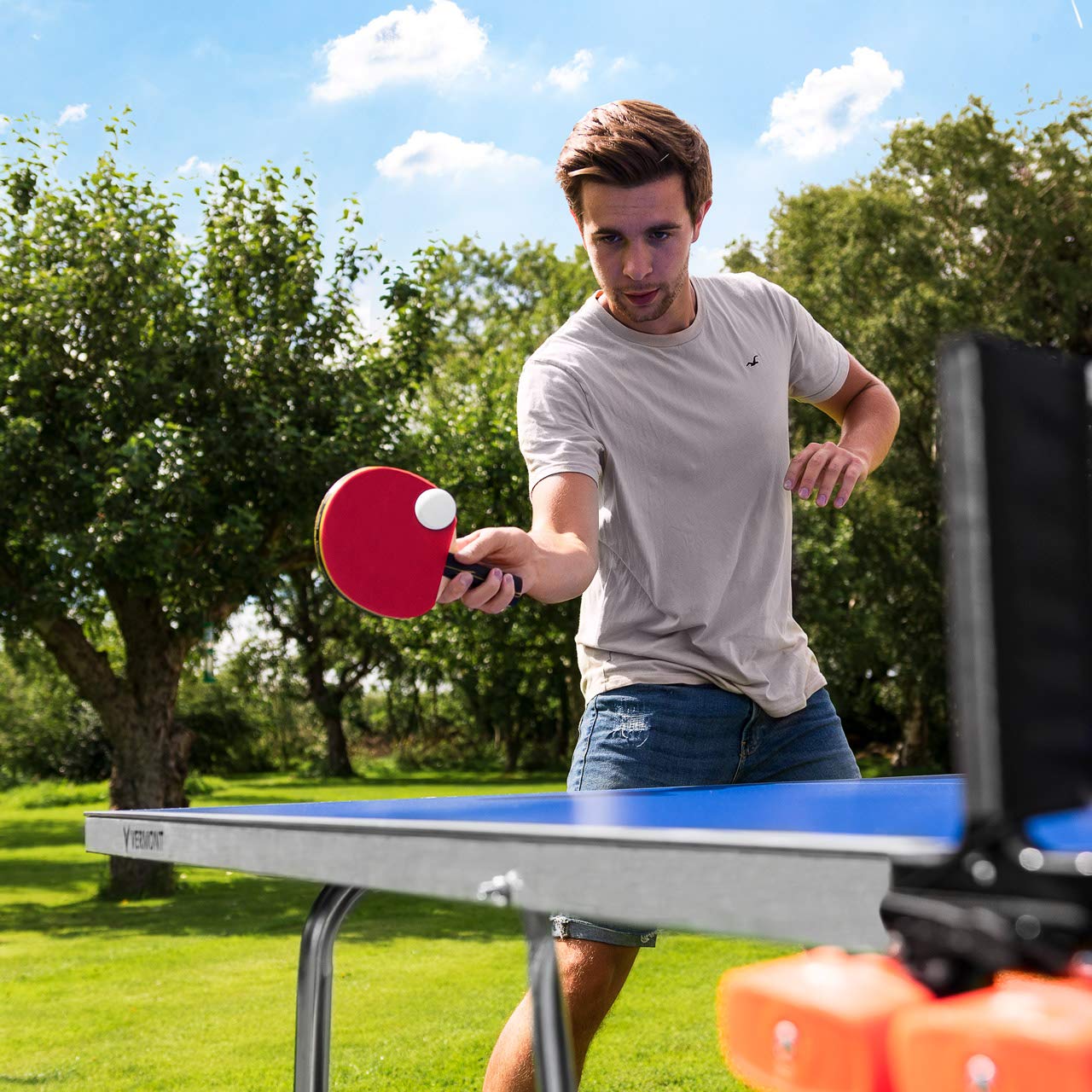 Vermont Tischtennisschläger Set | Dieses Tischtennis Set ist perfekt für Anfänger, Amateure & Profi Spieler (Tischtennisschläger Pro (Profi))