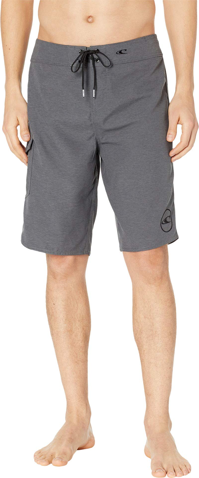 O'NEILLMen's 21 Inch Solid Boardshorts-Water Resistant Swim Trunks for Men with Quick Dry Stretch Fabric and Pockets