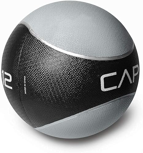 Miniatura 8 de WF Athletic Supply Pelota de medicina y ejercicio goma duradera y distribución constante del peso agarre texturizado cómodo para entrenamiento de