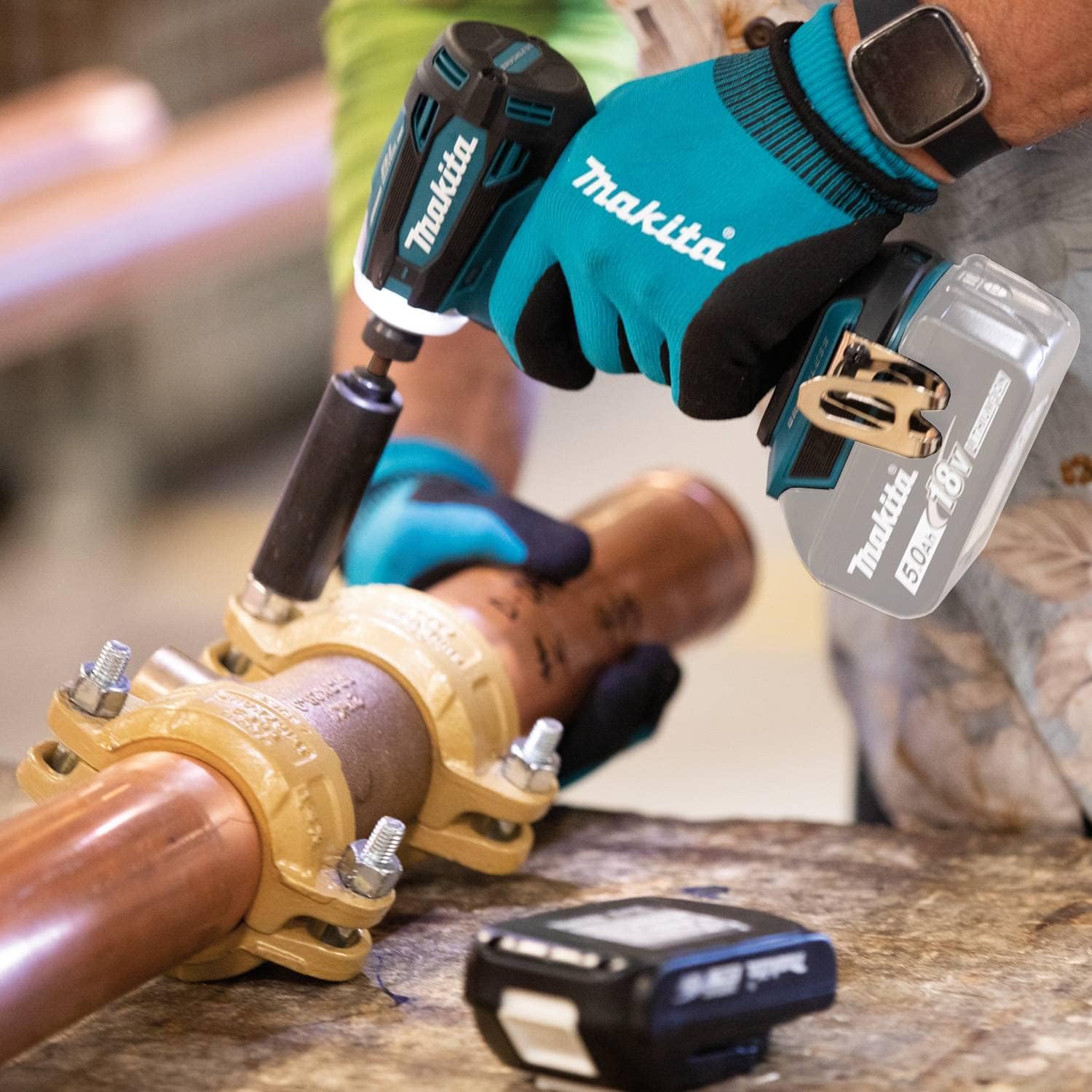 Makita XDT19Z-R 18V LXT Brushless Lithium-Ion Cordless Quick-Shift Mode 4-Speed Impact Driver (Tool Only) (Renewed) - Image 8