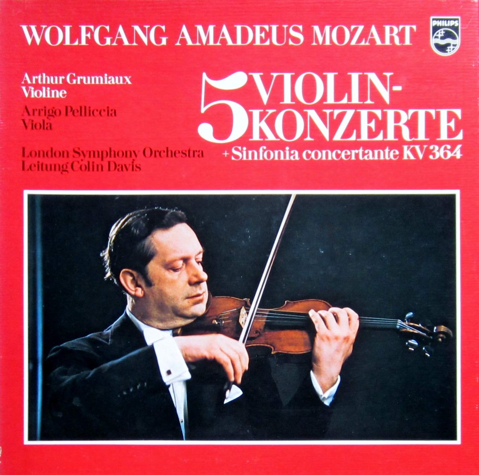 5 Violinkonzerte + Sinfonia concertante KV 364 / 6747 308