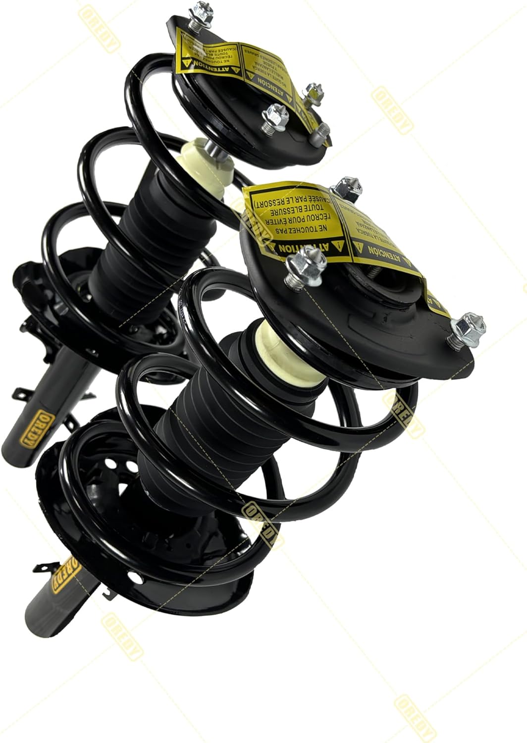OREDY Front Complete Struts Compatible with 2013-2017 Honda Accord 2.4L Shock Absorber w/Coil Spring 2013 2014 2015 2016 2017-172971 172970