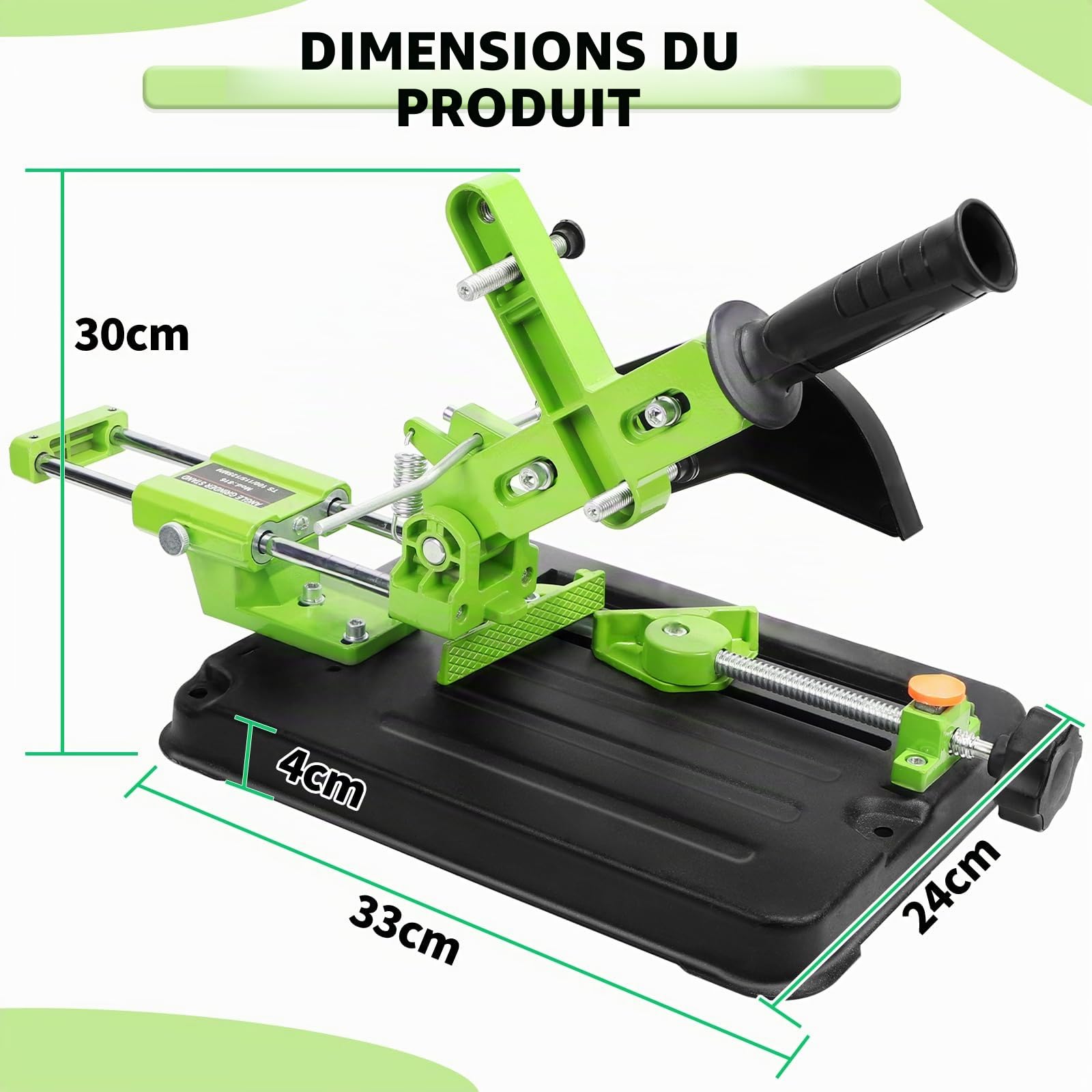 SWAWIS Support de meuleuse d'angle pour barre de traction multifonction 100/115/125