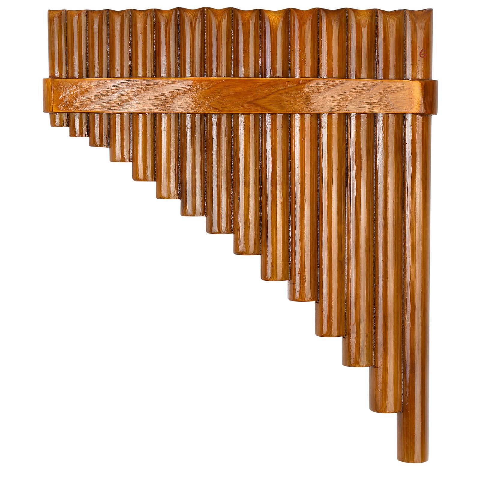 Pan flet bambusowy 15 rur, chińskie tradycyjne instrumenty dęte drewniane, G Tune, 440 Hz, regulowane strojenie, korki, odpowiednie dla początkujących, wykonawców i do użytku w klasie