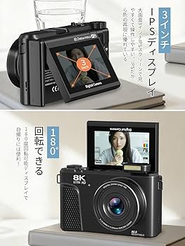 動作品 デジタルカメラ 32台 まとめ セット レンズが180°回転＆2Kに対応！自転車にも胸にも装着自在なアクション