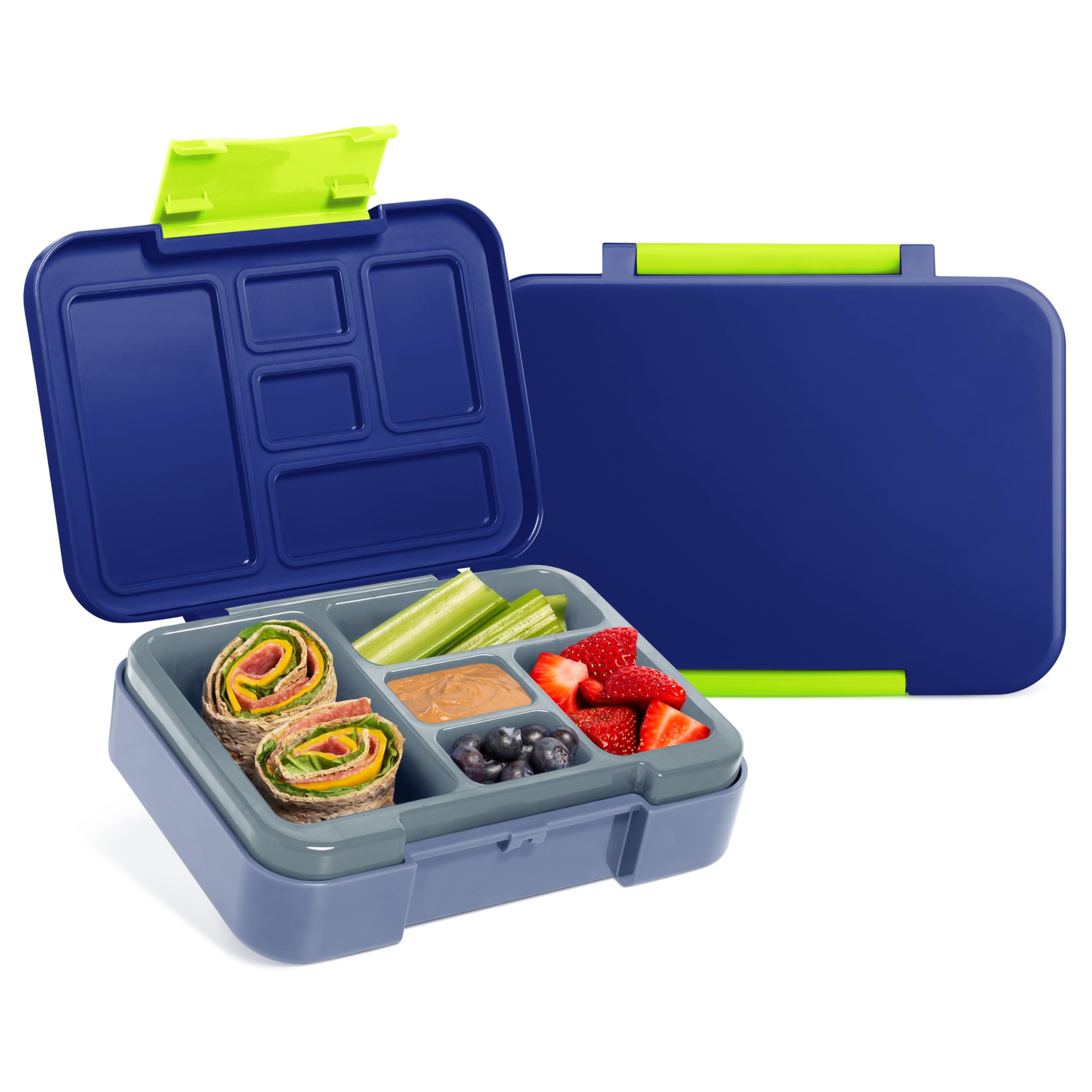 Simple Modern Bento Lunch Box for Kids | BPA Free, Leakproof, Dishwasher Safe | Lunch Container for Girls and Boys, Toddlers | Porter Collection | 5 Compartments | Asteroid