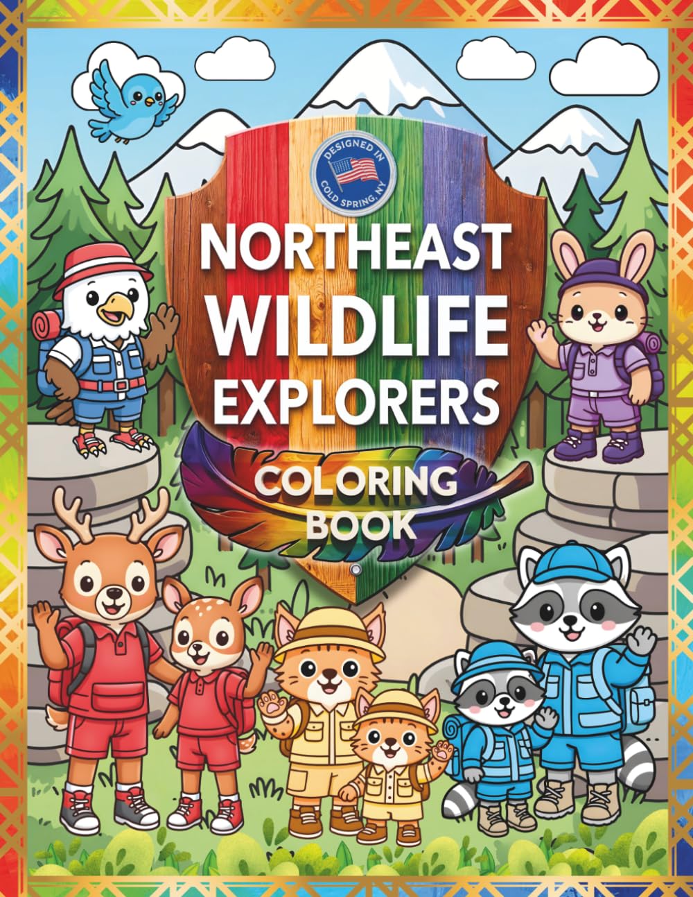 NORTHEAST WILDLIFE EXPLORERS - COLORING BOOK (WILDLIFE & NATURE SERIES)