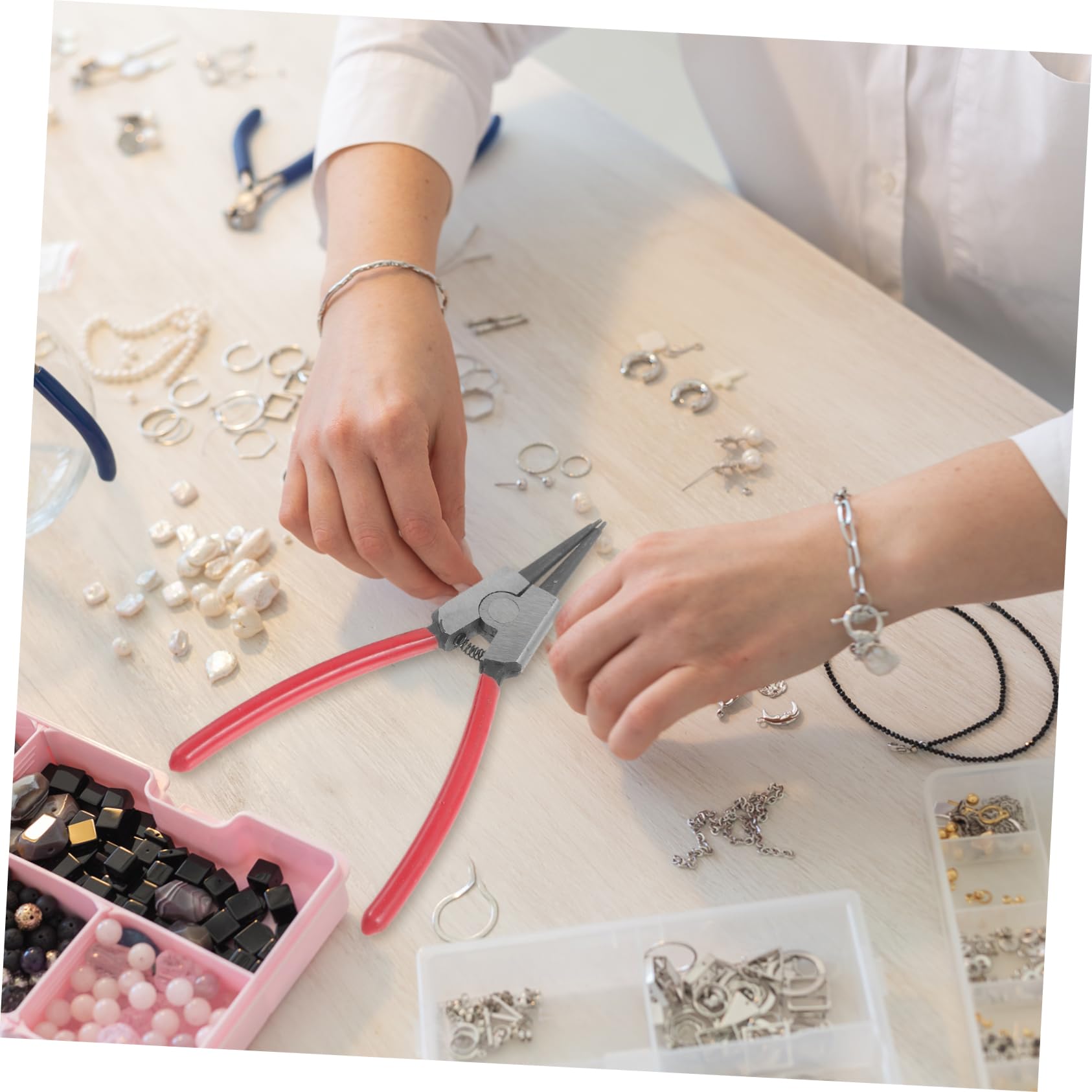 3pezzi Pince Multifunzione Per Artigianato e Gioielli Strumento Portatile Per Perforazione e Creazione Di Bijoux Per Fai Te e Scrapbooking
