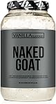 NAKED Goat Vanilla Protein Powder- Pasture Fed Goat Whey Protein Powder from Small-Herd Dairies, 2LB Bulk, GMO Free, Soy Free. Easy to Digest - All Natural - 23 Grams of Protein - 30 Servings