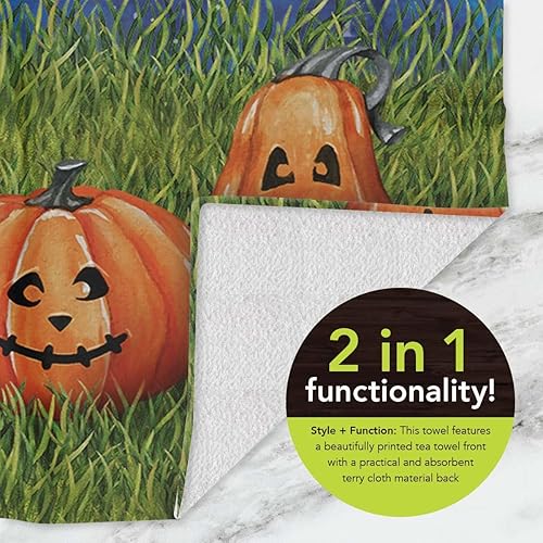 Miniatura 3 de Briarwood Lane Toalla de mano de gnomos de Halloween 26" x 18