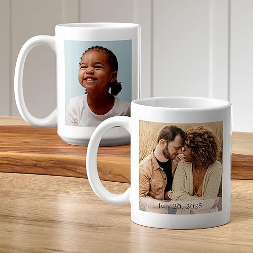 Miniatura 9 de Let's Make Memories Personalized Photo Mug - Custom Coffee Mug - Your Photo - For Any Occasion - Birthday - For Him - For Her - For Friend - Couples