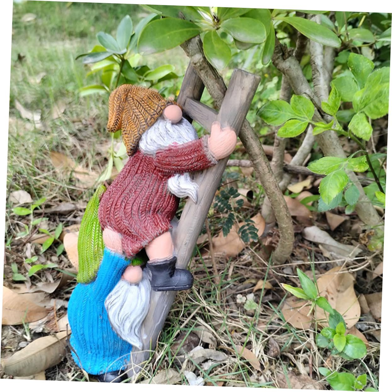 Hemoton Dwarf Statue Garden Ornaments Outdoor Lawn Gnome Decor Desktop Decor Patio Gnome Lovely Gnome Statue Decorative Gnome Statues Yard Lawn Gnome Cute Gnome Statue Resin Colorful