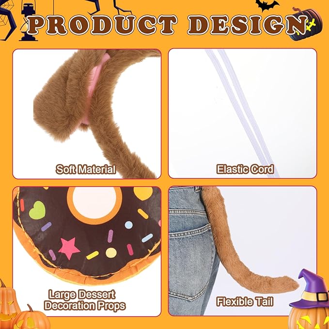 Maiteenly Disfraz de Cerdo Set de Accesorios para Adultos miniatura 3