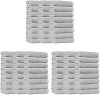 Vista 9 de Yaxa Basics Toallas de mano de algodón suave y grueso, 16 x 26 pulgadas, color blanco, paquete de 12