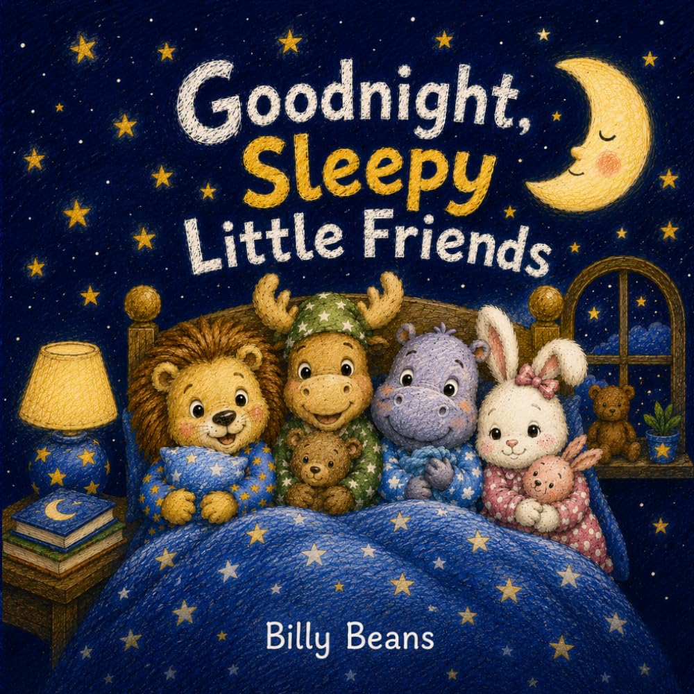 Goodnight, Sleepy Little Friends: A Cozy Bedtime Story Filled with Gentle Rhymes and Sweet Dreams
