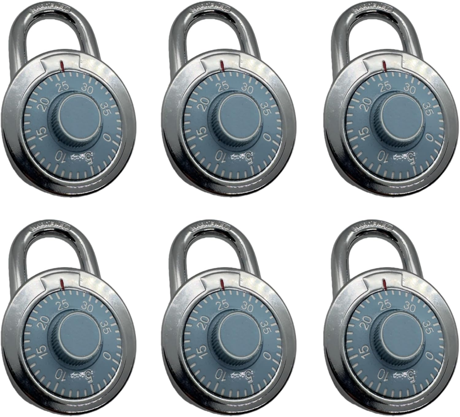 Combination Lock, Dial Combination Padlock, 3 Digital Code Secure Keyless Locks for Gym Lockers, School, Toolbox and Storage Units