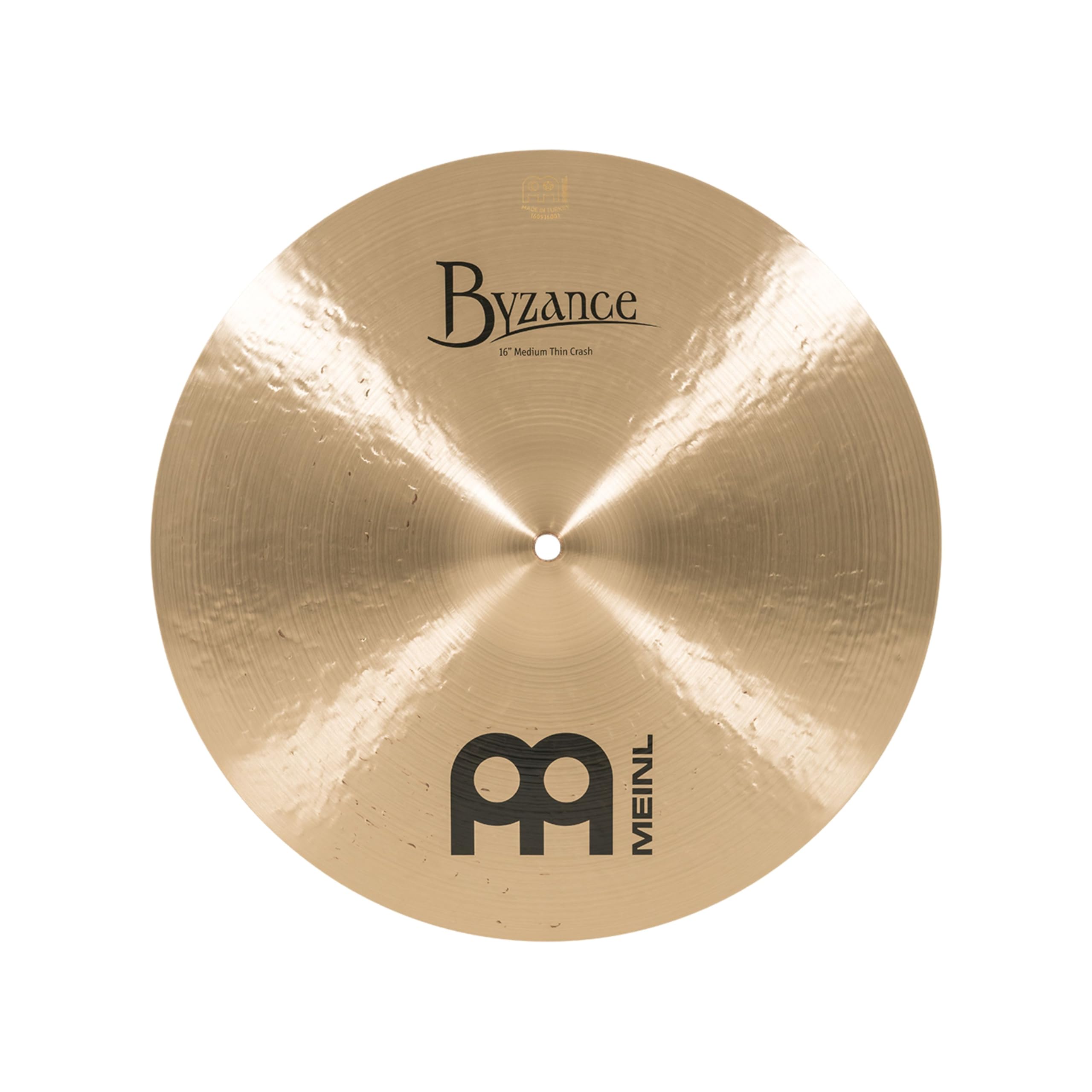 Meinl Byzance Cymbale Crash traditionnelle Medium Thin 16"
