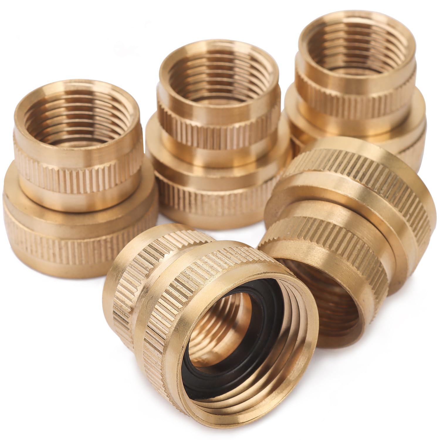 Tuyau raccord en laiton 3/4" FHT x 1/2" FIP d'une robustesse durable pour votre jardin