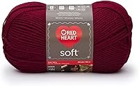 Vista 2 de Red Heart E728-4608 Red Heart - Hilo suave, color vino