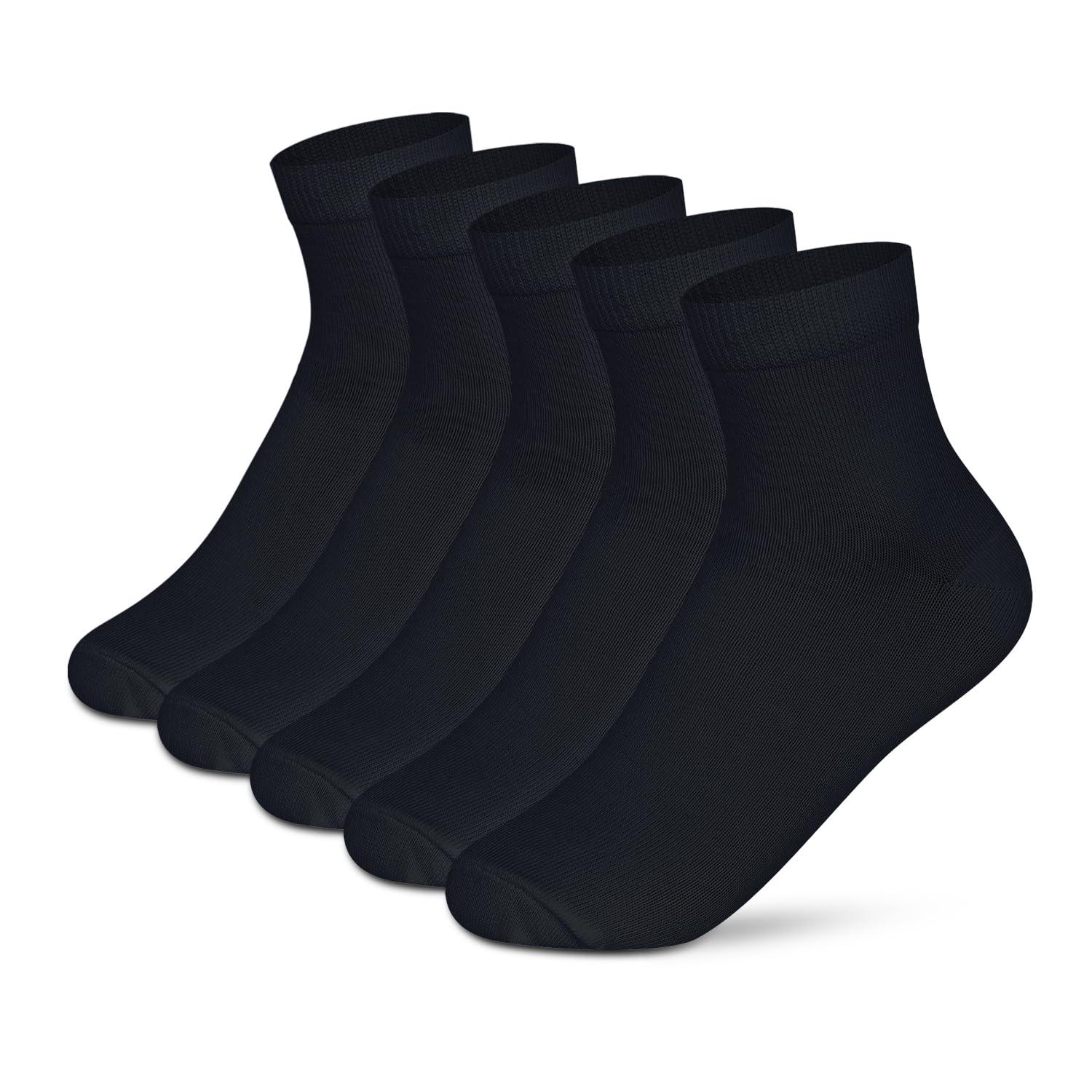 Supersox Ankle White School Uniform Socks for Kids, Made with Breathable, Anti Odour & Moisture Absorbent Cotton with a Extra Durable Welt, Ideal For All Day Wear