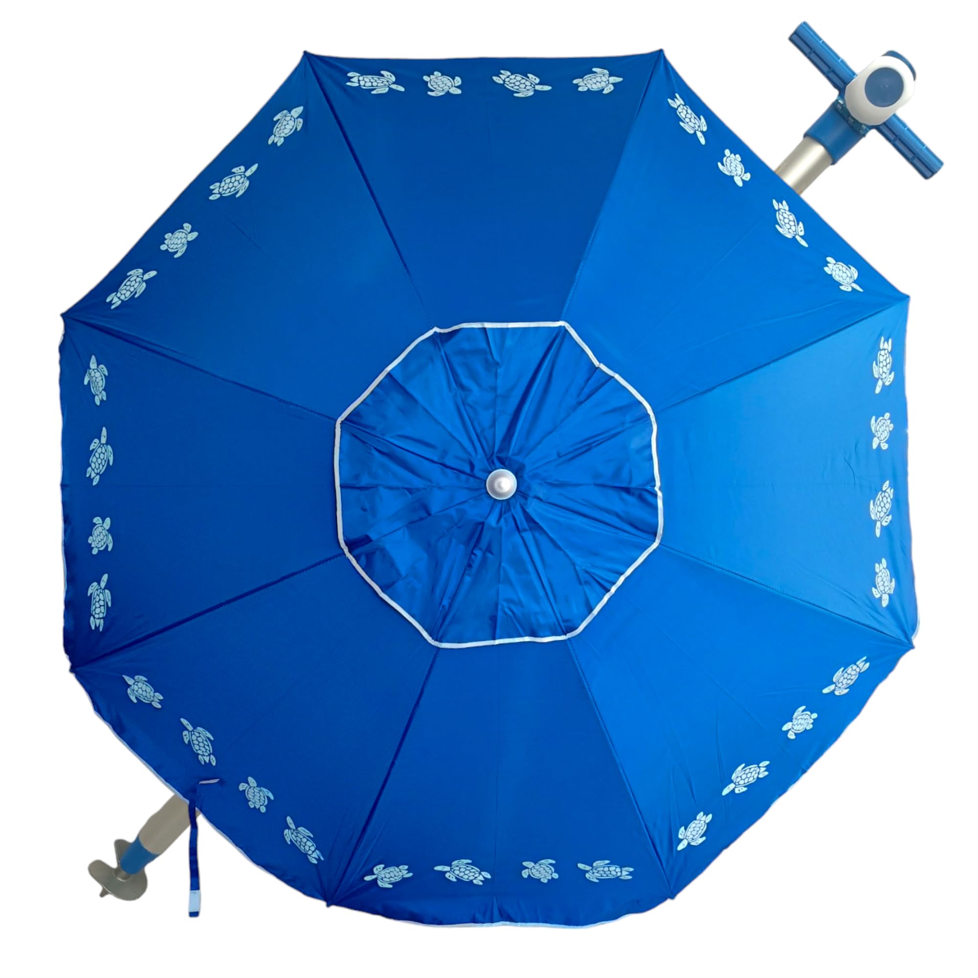 Pincho Ombrellone da spiaggia grande, 200 cm, antivento fino a 35 km/h, protezione UV50+ blocca 99% raggi UV, 8 aste in fibra di vetro, tubo in alluminio leggero, reclinabile, sistema facile, borsa