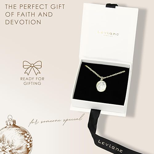 Miniatura 3 de Collar Virgen María Collar de medalla milagrosa para mujer Colgante de Virgen María Medalla de la Virgen la Milagrosa Collar de Madre María